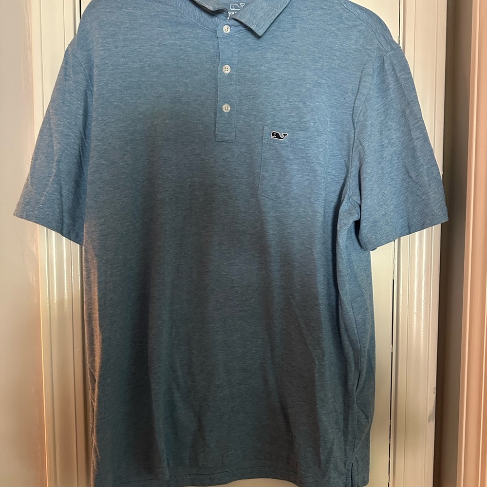 Vineyard Vines Blue Polo Shirt Classic Style